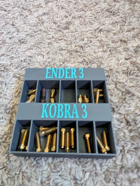 Khay đựng đầu in 3D (Nozzle Holder) cho Ender 3 và Kobra 3 - Image 3