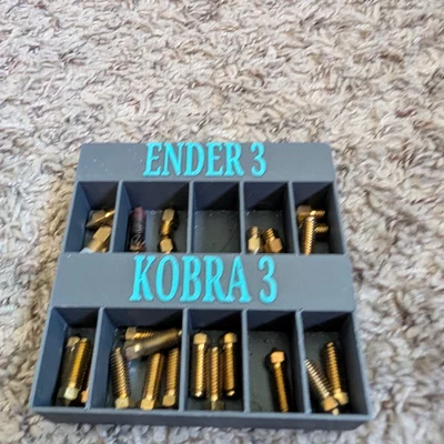 Khay đựng đầu in 3D (Nozzle Holder) cho Ender 3 và Kobra 3