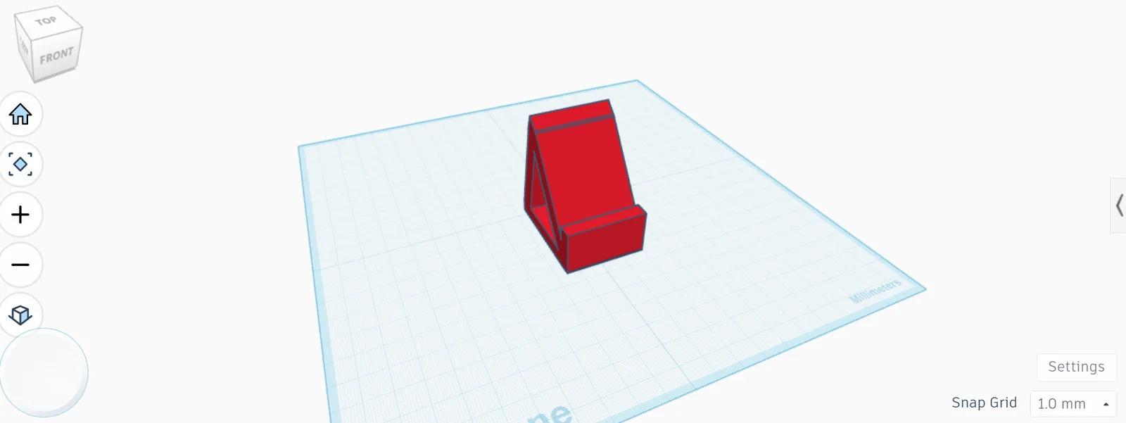 Giá đỡ điện thoại hình tam giác 3D tiện dụng cho bàn làm việc - Image 1