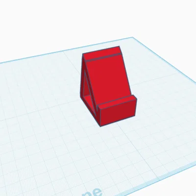 Giá đỡ điện thoại hình tam giác 3D tiện dụng cho bàn làm việc