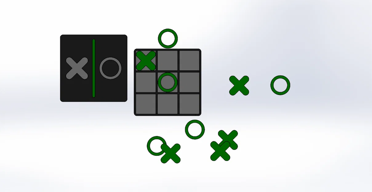 Bộ cờ Tic Tac Toe in 3D - Image 3