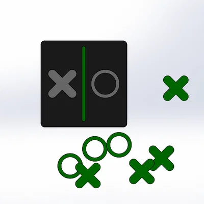 Bộ cờ Tic Tac Toe in 3D