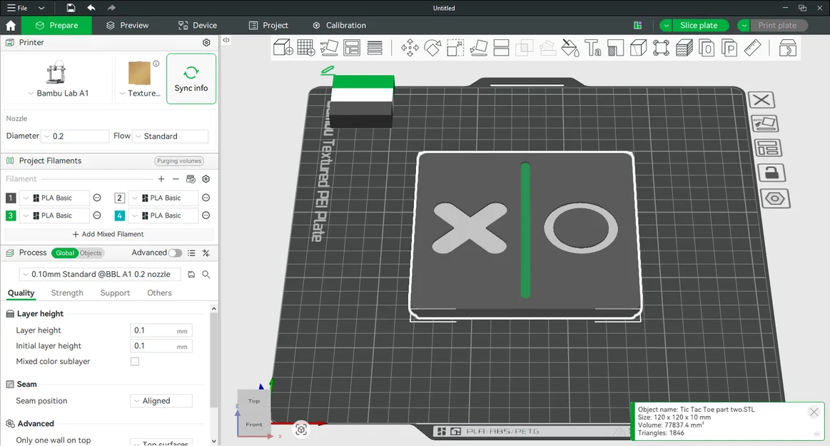 Bộ cờ Tic Tac Toe in 3D - Image 8
