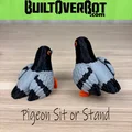 Mô hình chim bồ câu 3D linh hoạt (Pigeon Sit or Stand) đáng yêu - Thumbnail 2