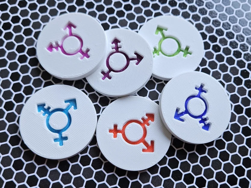 Pride Tokens - Bộ huy hiệu 3D biểu tượng niềm tự hào LGBTQ+ - Image 4