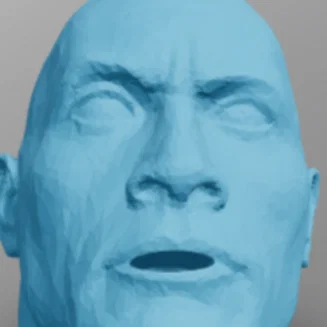 Mô hình đầu The Rock lấy kem đánh răng - Phụ kiện in 3D cực hài hước