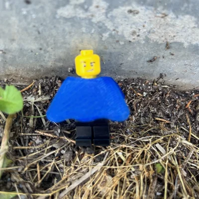 Áo choàng Poncho cho nhân vật Lego Mini Figure (File in 3D)