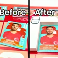 Móc khóa thước canh chỉnh vị trí sticker World Cup Panini - Thumbnail 1