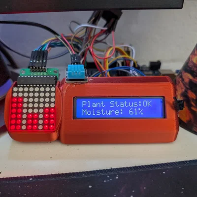 Khung giữ màn hình LCD và LED matrix 8x8