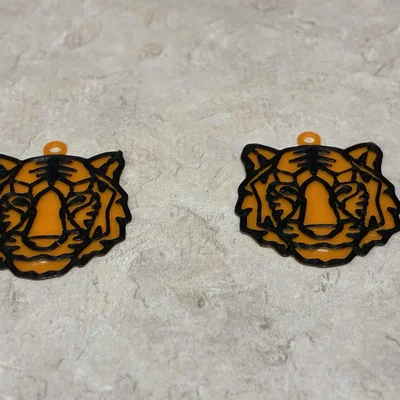 Bông Tai Hình Đầu Hổ 3D Độc Đáo - Phụ Kiện Thời Trang Cá Tính