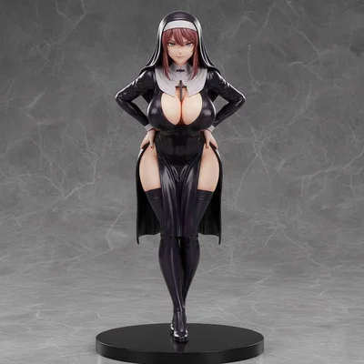 Mô hình 3D nhân vật nữ tu Monja gợi cảm 003 cho người sưu tầm