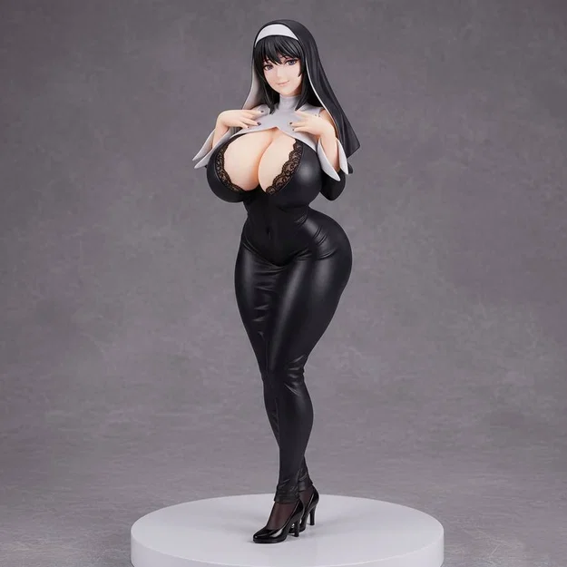 Mô hình in 3D nhân vật nữ tu Monja phong cách sexy ấn tượng - Image 1