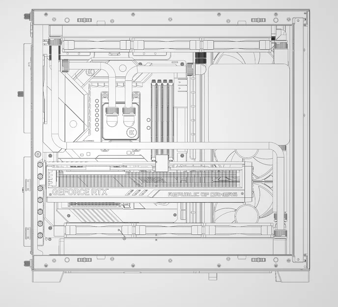 Bộ chuyển đổi ngàm gắn bình chứa nước 140mm lên quạt 120mm cho PC - Image 2