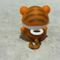 Móc khóa Tiger Cub Tony 3D in dễ thương và cá tính - Thumbnail 1