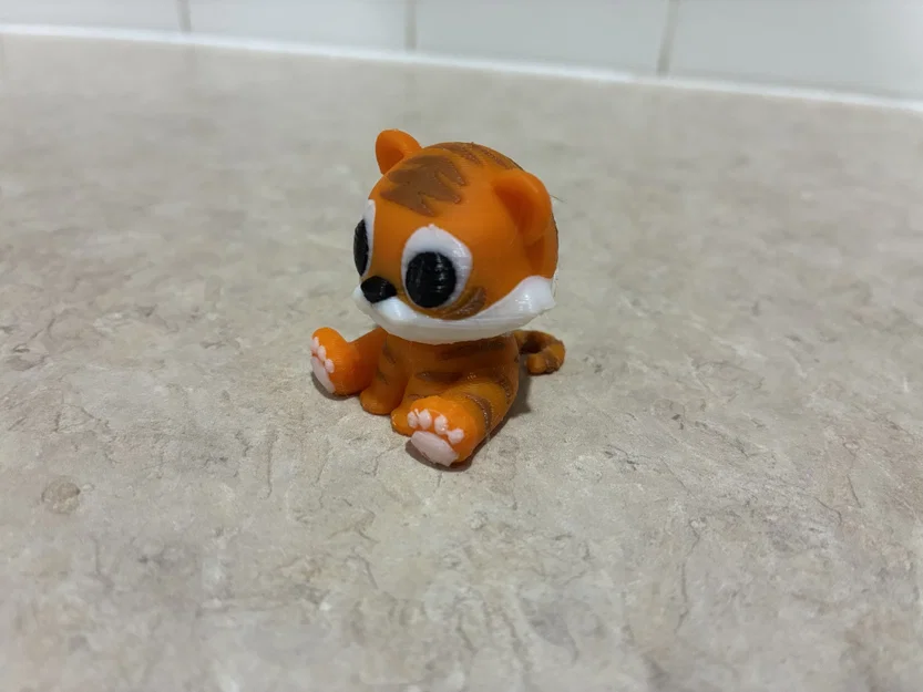 Móc khóa Tiger Cub Tony 3D in dễ thương và cá tính - Image 2