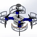 Khung Quadcopter 5 inch in 3D - Tự hành và tùy biến - Thumbnail 4