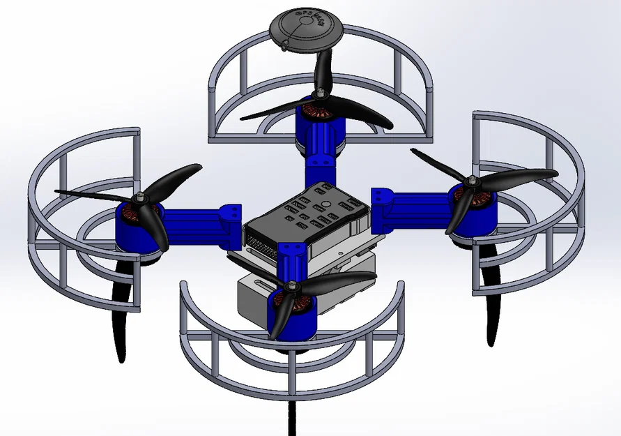 Khung Quadcopter 5 inch in 3D - Tự hành và tùy biến - Image 6