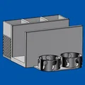 Khay đựng dụng cụ ăn uống 3 trong 1 tiện lợi cho bàn ăn - Thumbnail 1