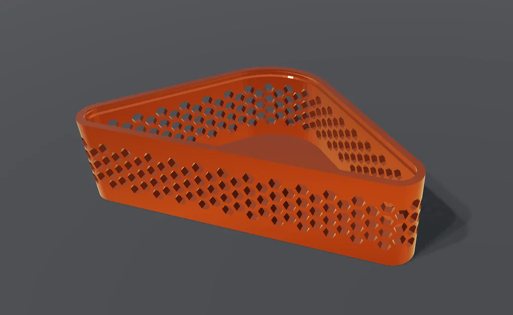 Khay Đựng Đồ Hình Tam Giác Bo Góc - In 3D Gọn Gàng Tiện Lợi - Image 1