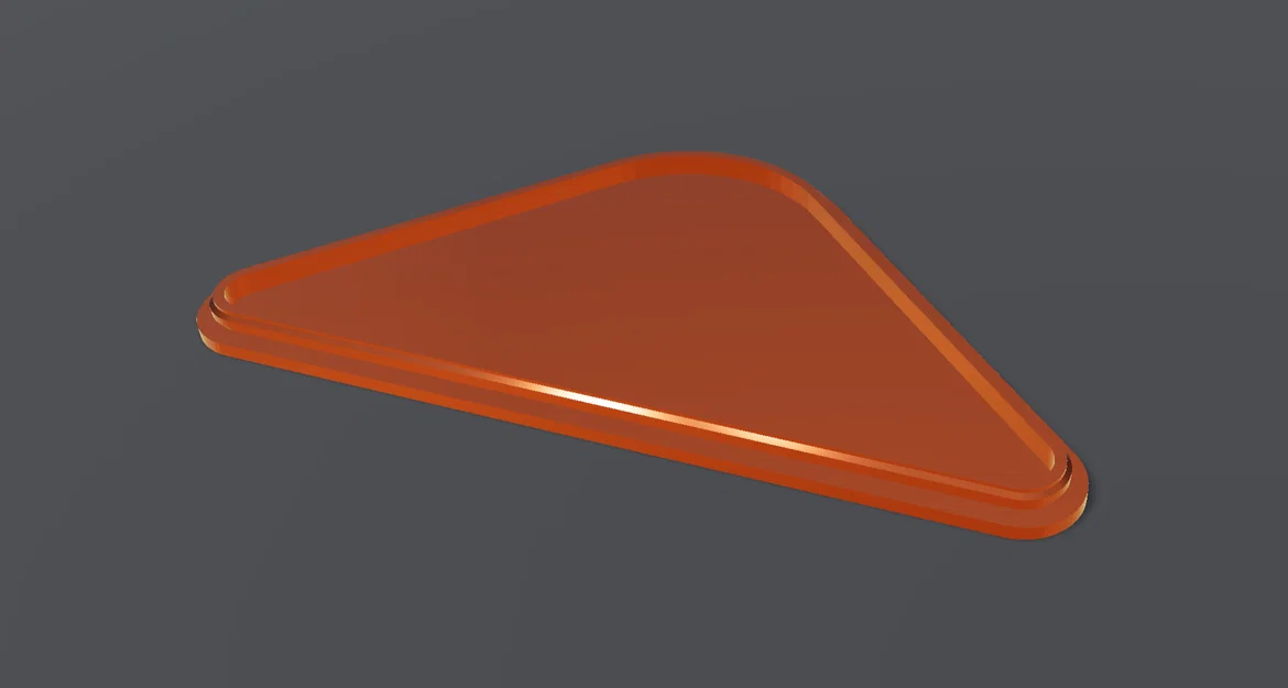 Khay Đựng Đồ Hình Tam Giác Bo Góc - In 3D Gọn Gàng Tiện Lợi - Image 2