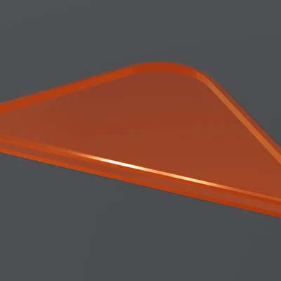 Khay Đựng Đồ Hình Tam Giác Bo Góc - In 3D Gọn Gàng Tiện Lợi