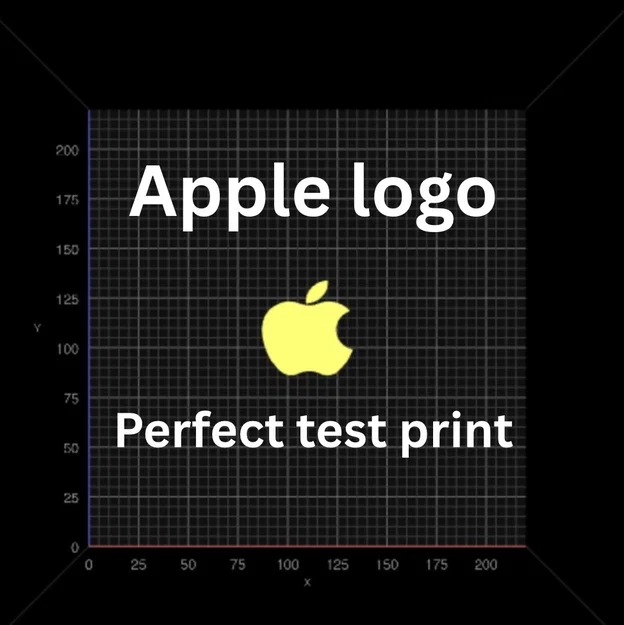 Mô hình logo Apple - File in 3D thử nghiệm chất lượng - Image 1