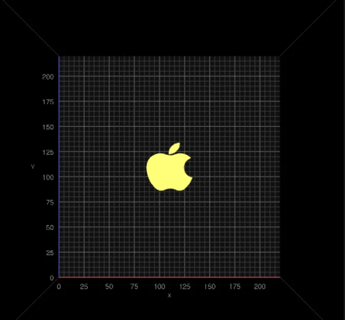 Mô hình logo Apple - File in 3D thử nghiệm chất lượng - Image 2