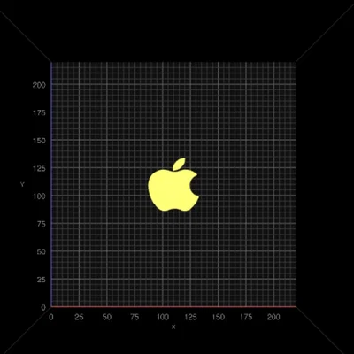 Mô hình logo Apple - File in 3D thử nghiệm chất lượng