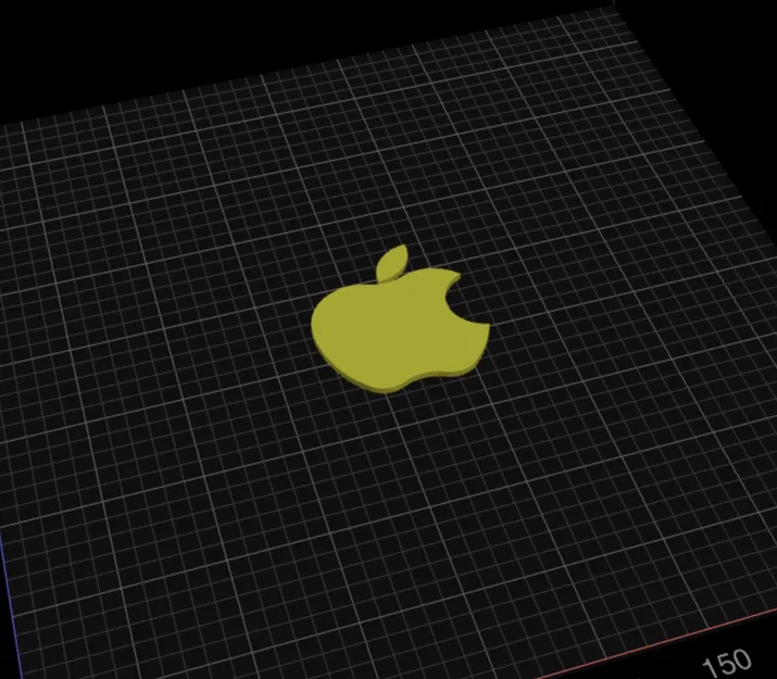 Mô hình logo Apple - File in 3D thử nghiệm chất lượng - Image 3