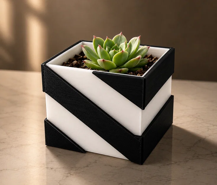 Chậu cây hiện đại Modern Planter: Thiết kế tối giản cho ngôi nhà - Image 1