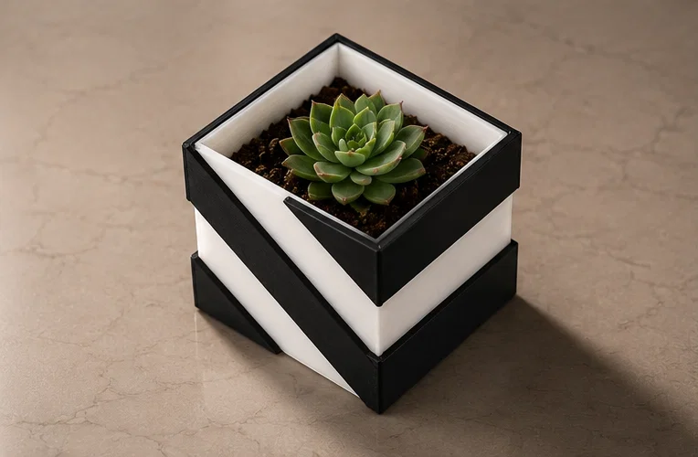 Chậu cây hiện đại Modern Planter: Thiết kế tối giản cho ngôi nhà - Image 2