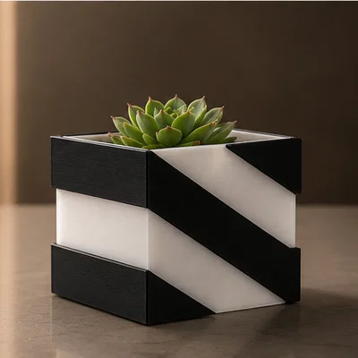 Chậu cây hiện đại Modern Planter: Thiết kế tối giản cho ngôi nhà