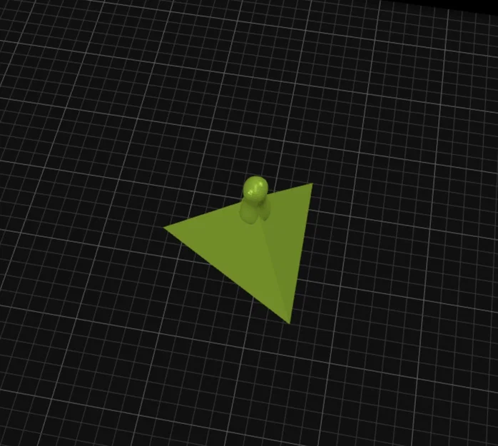 Mô hình Kim tự tháp xoay Fidget (Pyramid Fidget Character) in 3D - Image 1