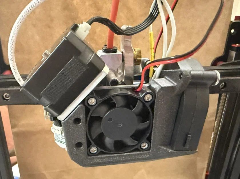 Fan Shroud cho Ender 3 / CR-10 Microswiss NG với ngàm gắn BLTouch và quạt 5015 - Image 1