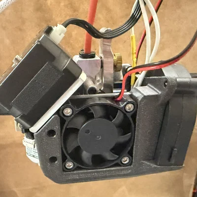 Fan Shroud cho Ender 3 / CR-10 Microswiss NG với ngàm gắn BLTouch và quạt 5015