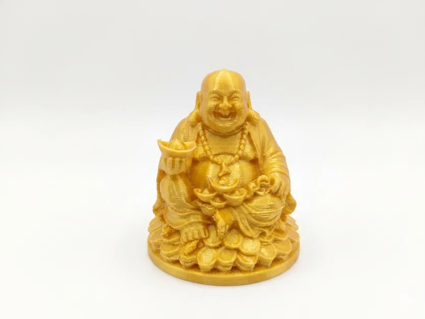 Mô hình tượng Phật Di Lặc (guberan) in 3D cầu tài lộc phong thủy - Image 1