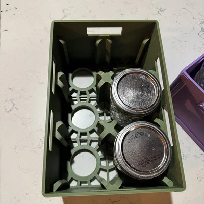Thùng Đựng Hũ Thủy Tinh (Half Pint Regular Mouth) Kiểu Beer Crate 2x3