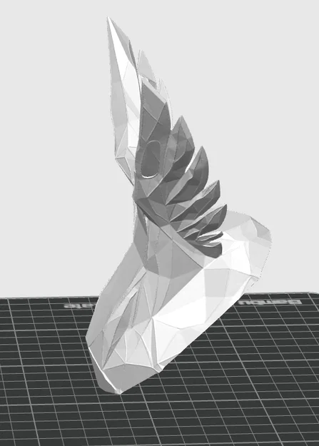 Đế Trưng Bày Giày Sneaker Có Cánh – Bệ Đỡ Giày Phong Cách Low Poly - Image 2