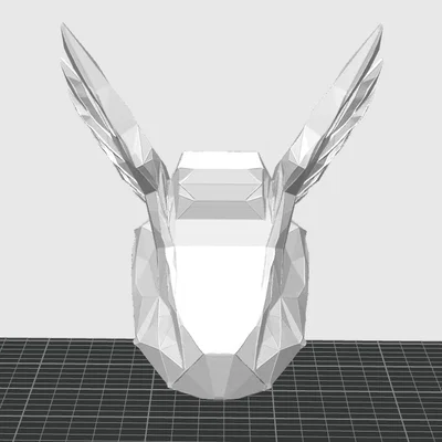 Đế Trưng Bày Giày Sneaker Có Cánh – Bệ Đỡ Giày Phong Cách Low Poly