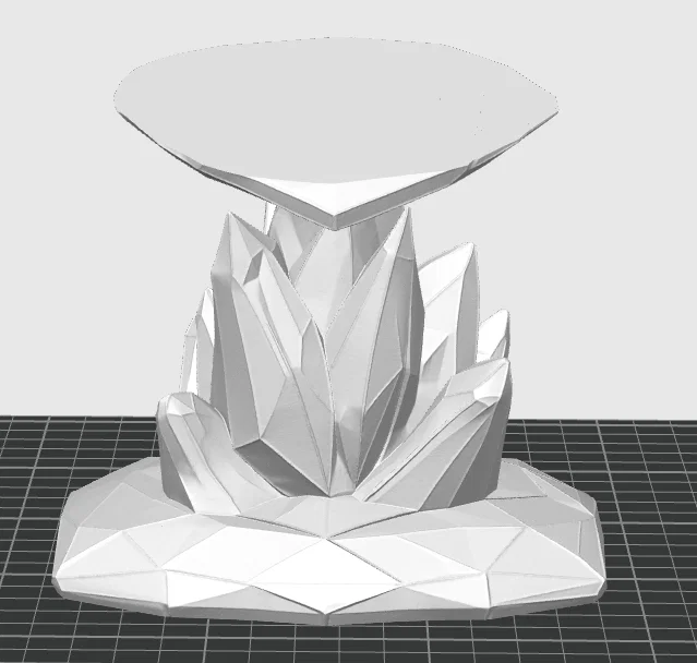 Đế Trưng Bày Giày Crystal – Bệ Đỡ Hình Học Đa Giác (Low Poly) - Image 2