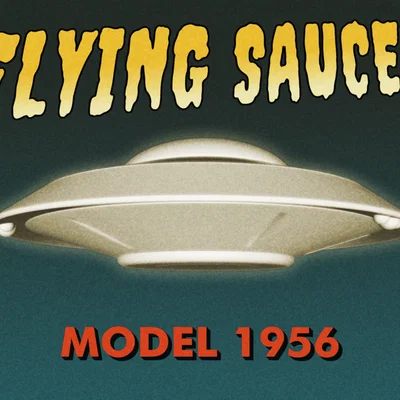 Mô hình Đĩa bay UFO cổ điển (Fidget toy / Vật trang trí)