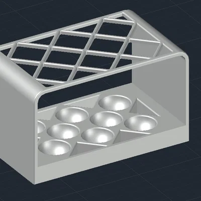 Giá Đựng Ống Nghiệm 3D Đa Năng - Phụ Kiện Gọn Gàng Cho Mọi Không Gian