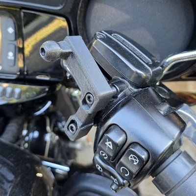 Giá đỡ điện thoại gắn ghi-đông xe Harley Davidson tùy chỉnh