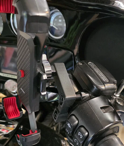 Giá đỡ điện thoại gắn ghi-đông xe Harley Davidson tùy chỉnh - Image 2