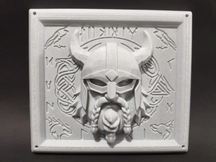 Phù điêu Viking Norse Mythology treo tường - Image 2