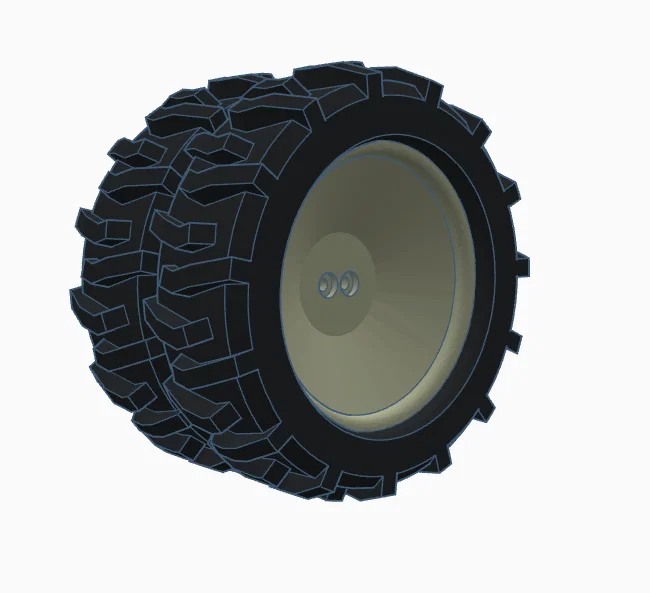 Bánh xe kép dành cho máy kéo RC ProffesorBoots - Image 1
