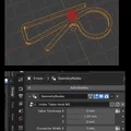 Móc treo dây cáp dưới bàn dạng tham số và tùy chỉnh (Parametric & Procedural) - Thumbnail 1