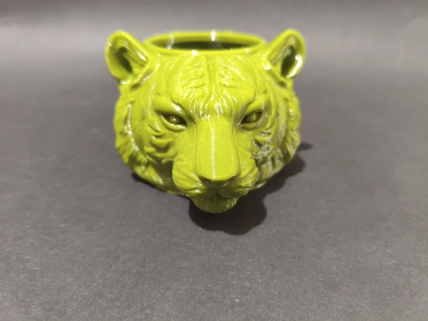 Bộ Ba Chậu Cây Hình Hổ Hiện Đại (Modern 3D Tiger Succulent Planter Trio) - Image 2