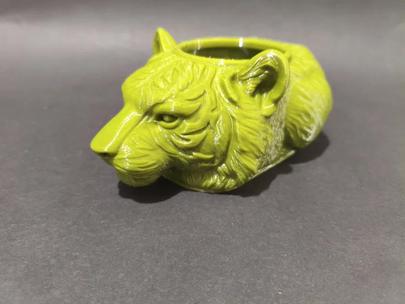 Bộ Ba Chậu Cây Hình Hổ Hiện Đại (Modern 3D Tiger Succulent Planter Trio) - Image 3