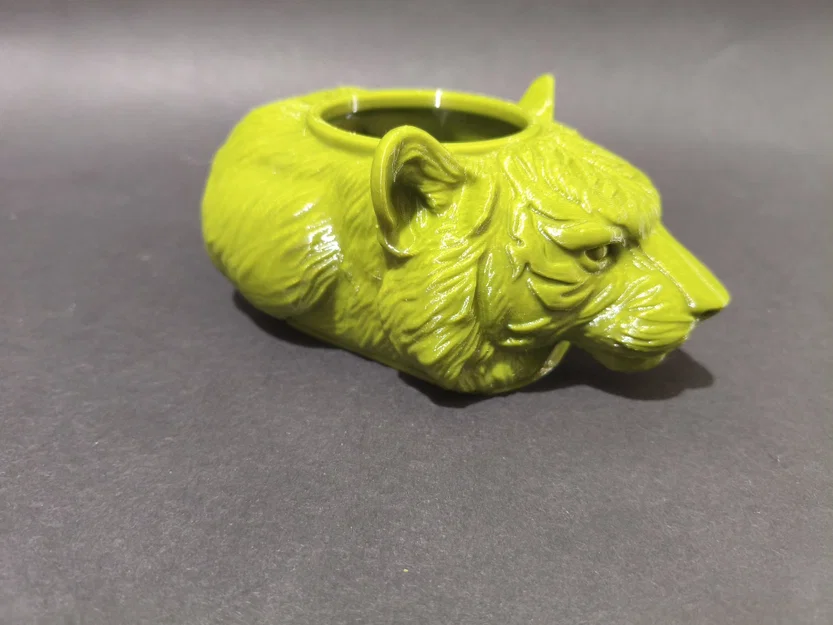 Bộ Ba Chậu Cây Hình Hổ Hiện Đại (Modern 3D Tiger Succulent Planter Trio) - Image 4